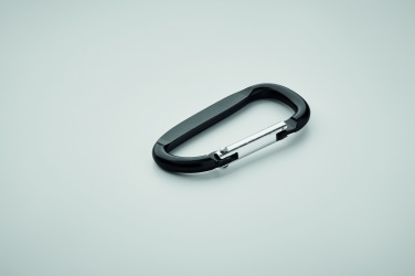 Logo trade promotional gifts picture of: Carabiner clip in aluminium.
